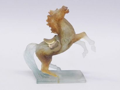 DAUM - Horse in pâte de verre circa 1980...