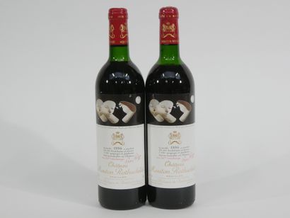 2 B CHATEAU MOUTON ROTHSCHILD 1986 GCC1 Pauillac...