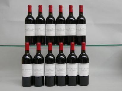 12 B CHATEAU HAUT-BAILLY (Caisse Bois d'origine)...