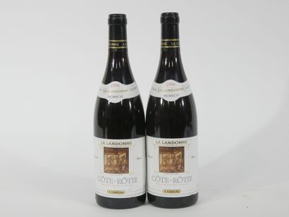 2 B COTE-ROTIE LA LANDONNE 1996 Guigal (étiquettes...
