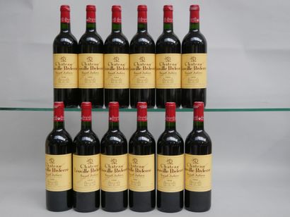 12 B CHATEAU LEOVILLE POYFERRE (Caisse Bois...