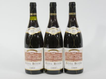 3 B COTE-ROTIE LA MOULINE 1993 Guigal