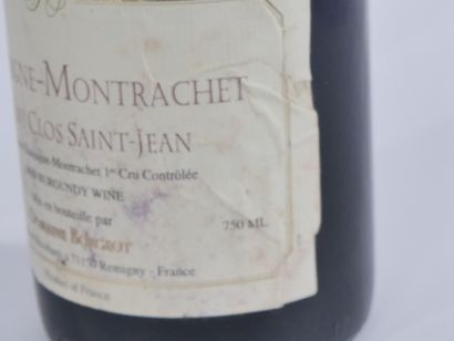 4 B CHASSAGNE-MONTRACHET CLOS SAINT-JEAN...