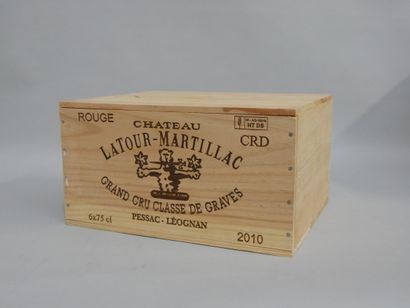 6 B CHATEAU LATOUR-MARTILLAC (Caisse Bois...