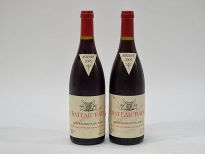 2 B CHATEAUNEUF-DU-PAPE Rouge 2005 Château...