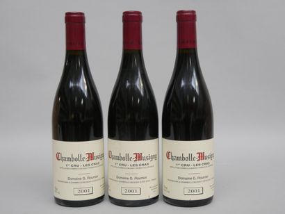 3 B CHAMBOLLE-MUSIGNY LES CRAS (1° Cru) 2001...