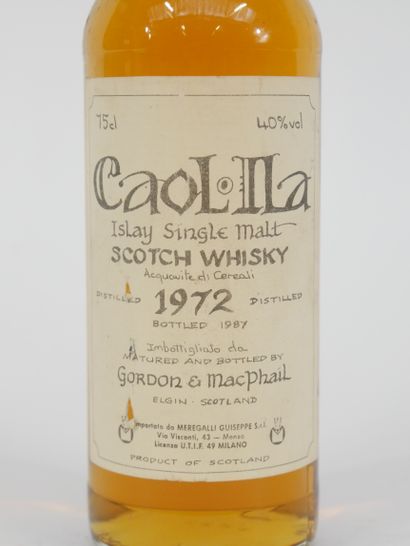 1 B ISLAY SINGLE MALT SCOTCH WHISKY 1972...