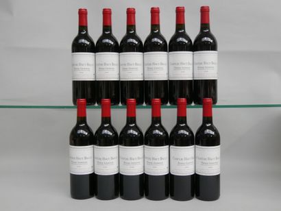 12 B CHATEAU HAUT-BAILLY (Caisse Bois d'origine)...