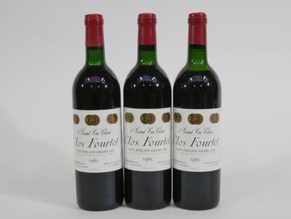 3 B CLOS FOURTET 1985 GCC1B Saint-Emilion...