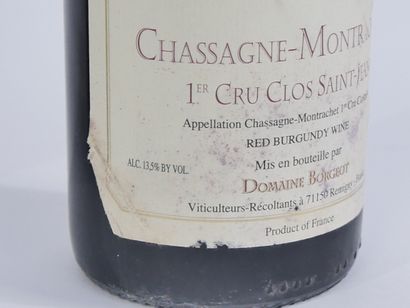 4 B CHASSAGNE-MONTRACHET CLOS SAINT-JEAN...