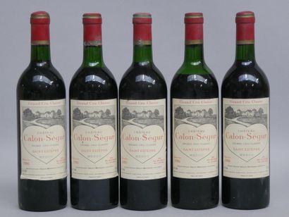 5 B CHATEAU CALON-SEGUR 1986 GCC3 Saint-Estèphe...