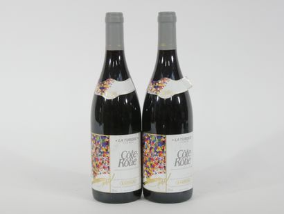 2 B COTE-ROTIE LA TURQUE 1996 Guigal (étiquettes...