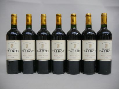 7 B CHATEAU TALBOT 2008 GCC4 Saint-Julien...