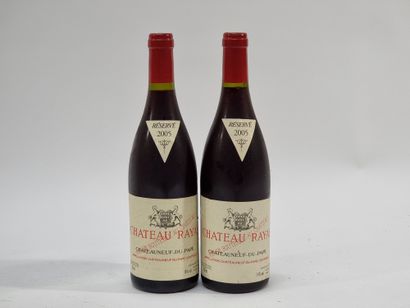 2 B CHATEAUNEUF-DU-PAPE Rouge 2005 Château...