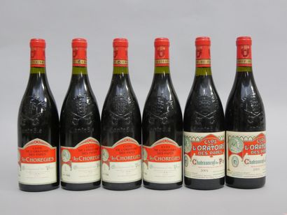 2 B CHATEAUNEUF-DU-PAPE Rouge 2001 Clos de...