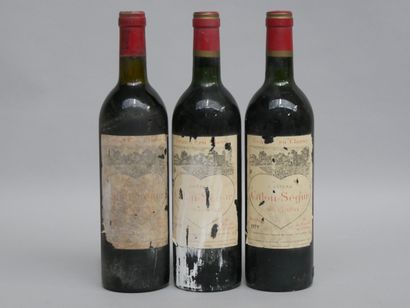 2 B CHATEAU CALON-SEGUR 1979 GCC3 Saint-Estèphe...