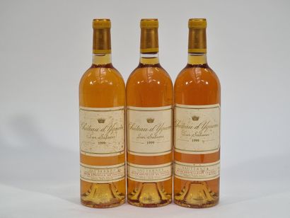 3 B CHATEAU D'YQUEM 1999 C1 Supérieur Sauternes...