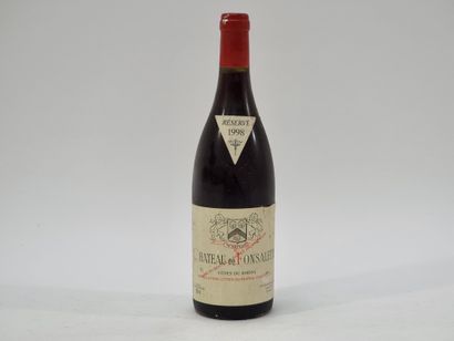 1 B COTES-DU-RHONE Rouge 1998 Château de...