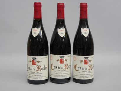3 B CLOS DE LA ROCHE (Grand Cru) 2004 Domaine...