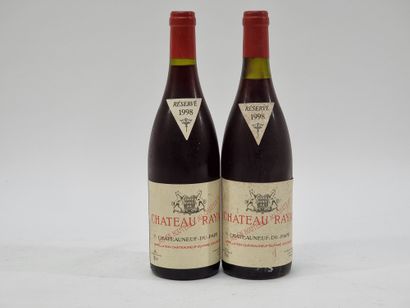 2 B CHATEAUNEUF-DU-PAPE Rouge 1998 Château...