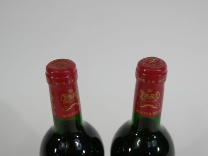 2 B CHATEAU MOUTON ROTHSCHILD 1986 GCC1 Pauillac...