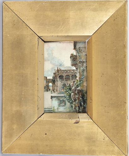 Ecole de la 2e moitié du XIXe siècle, Cour...