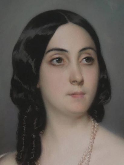 COEFFIER Marie Pauline (1814 - 1900) Jeune...