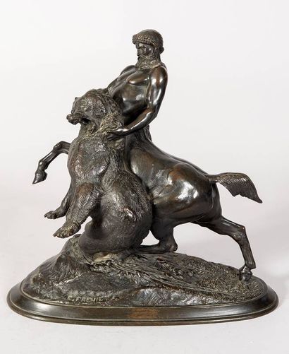 FREMIET Emmanuel (1824-1910) Centaure et...