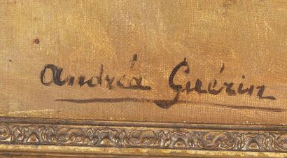 GUERIN Andréa (XXe siècle) Pivoines dans...