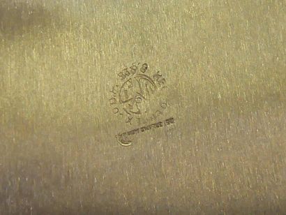 Suite of 6 bowls in foreign silver (800 thousandths),...