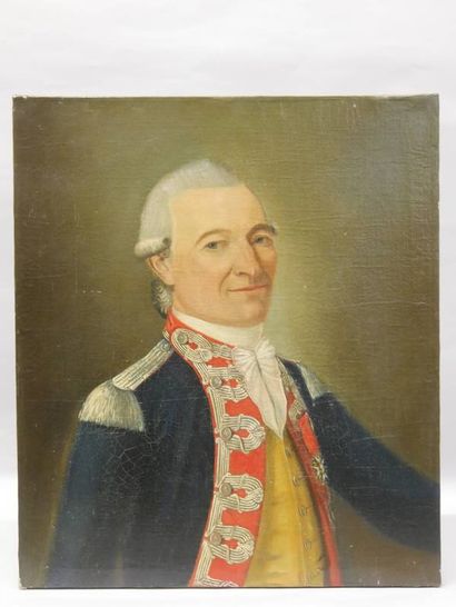 18th century French school Bust portrait...