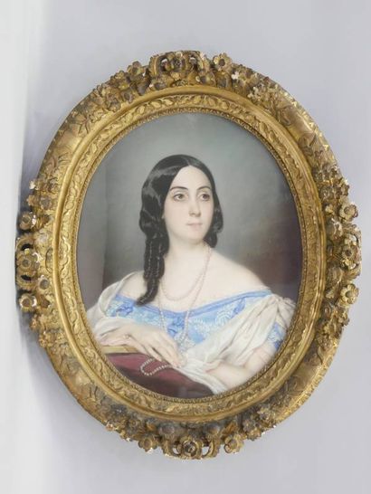 COEFFIER Marie Pauline (1814 - 1900) Jeune...