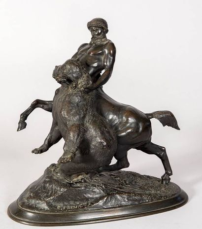 FREMIET Emmanuel (1824-1910) Centaure et...