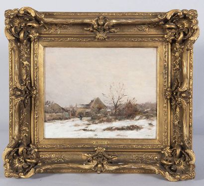MASSÉ Jean-Julien (1856 - 1950) La grange...
