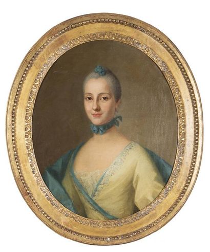Ecole du début du XIXe siècle, Portrait de...