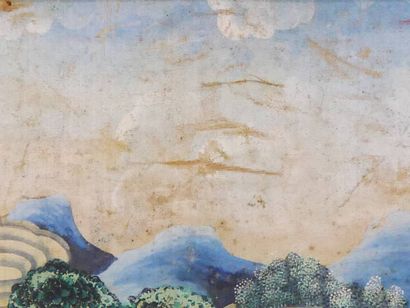 The dignitary's visit, Fragment of a Chinese...