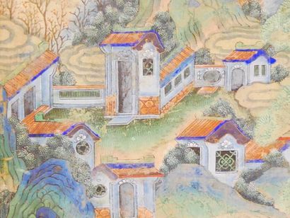 The dignitary's visit, Fragment of a Chinese...