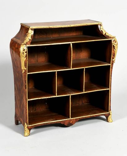 Cartonnier de bureau en bois de placage,...