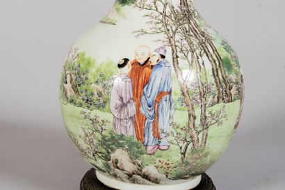 China circa 1900 - Vase in the form of a...