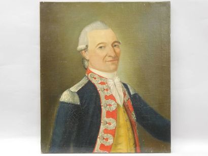 18th century French school Bust portrait...