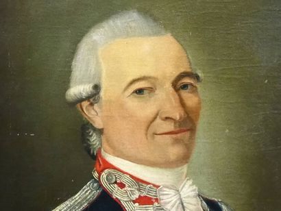 18th century French school Bust portrait...