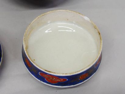 Imari XIXe siècle - Pair of double-lidded...