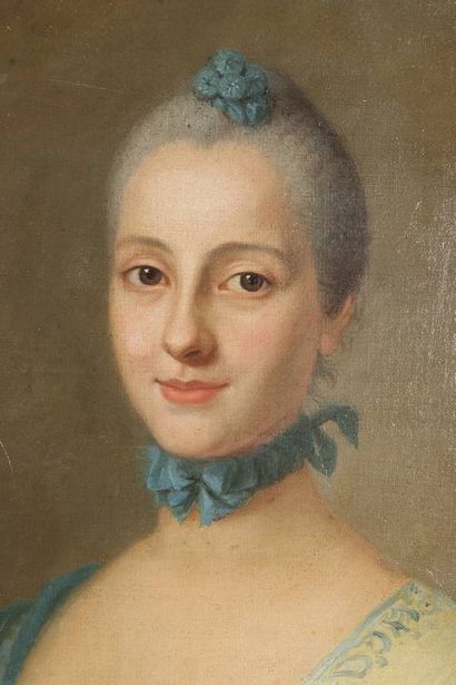 Ecole du début du XIXe siècle, Portrait de...