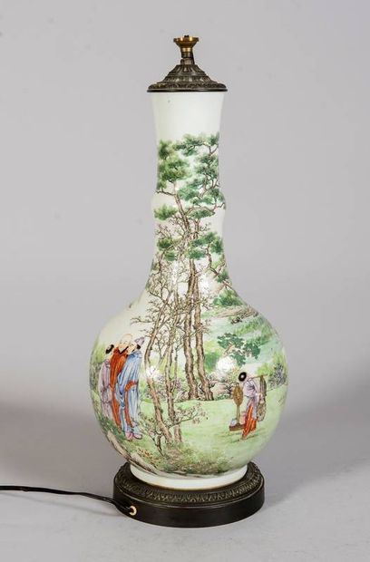 China circa 1900 - Vase in the form of a...