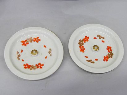 Imari XIXe siècle - Pair of double-lidded...