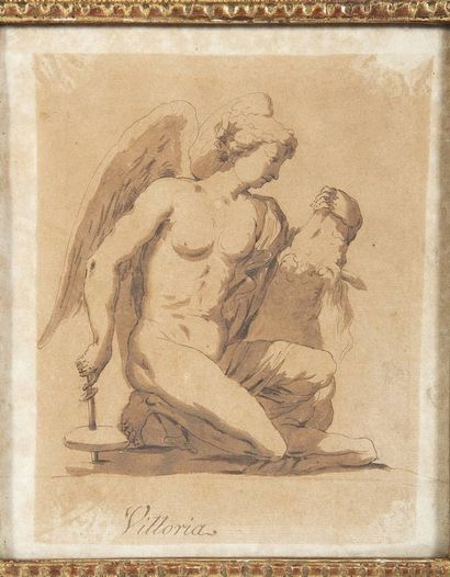 17th or 18th century school, Leda and Vittoria,...