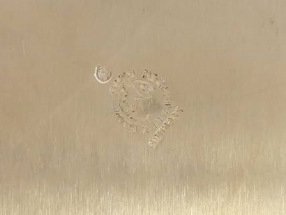 Suite of 11 plates in foreign silver (800...