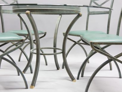 VANDEL Pierre Paris - Round table, green...