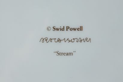 Plat en porcelaine Stream - Arata Isozaki...