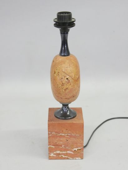 PHILIPPE BARBIER (XXth) (ATTRIBUTED TO)
Travertine...